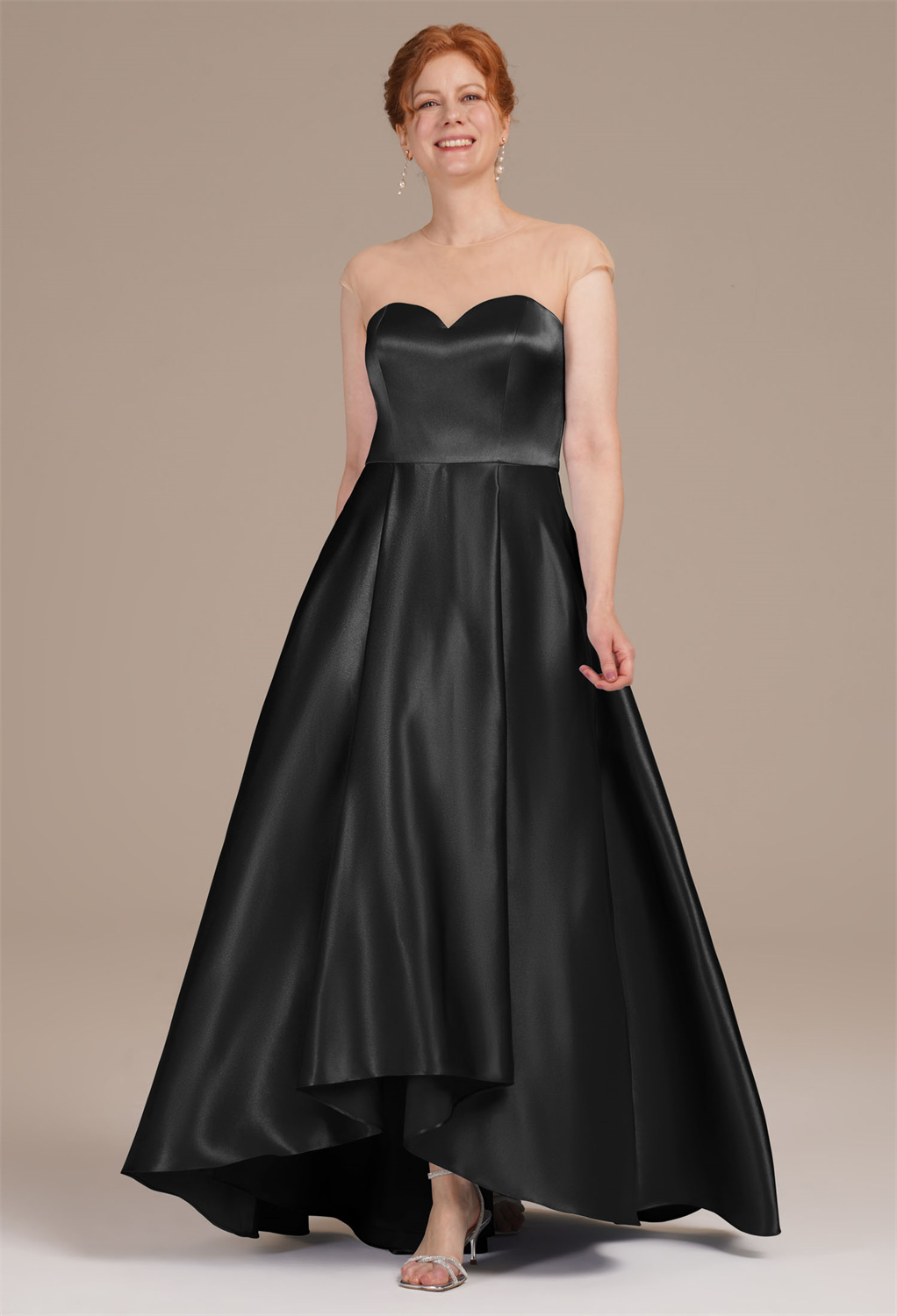 AW Theodosia Black Metallic  Spring Mother of The Bride Dresses